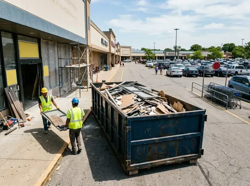 retail-store-renovation-debris-003 — frequently asked questions, Roll-off Dumpster Rentals in Dupo, IL